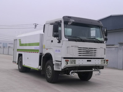 重汽豪沃四驅8方簡易消防車